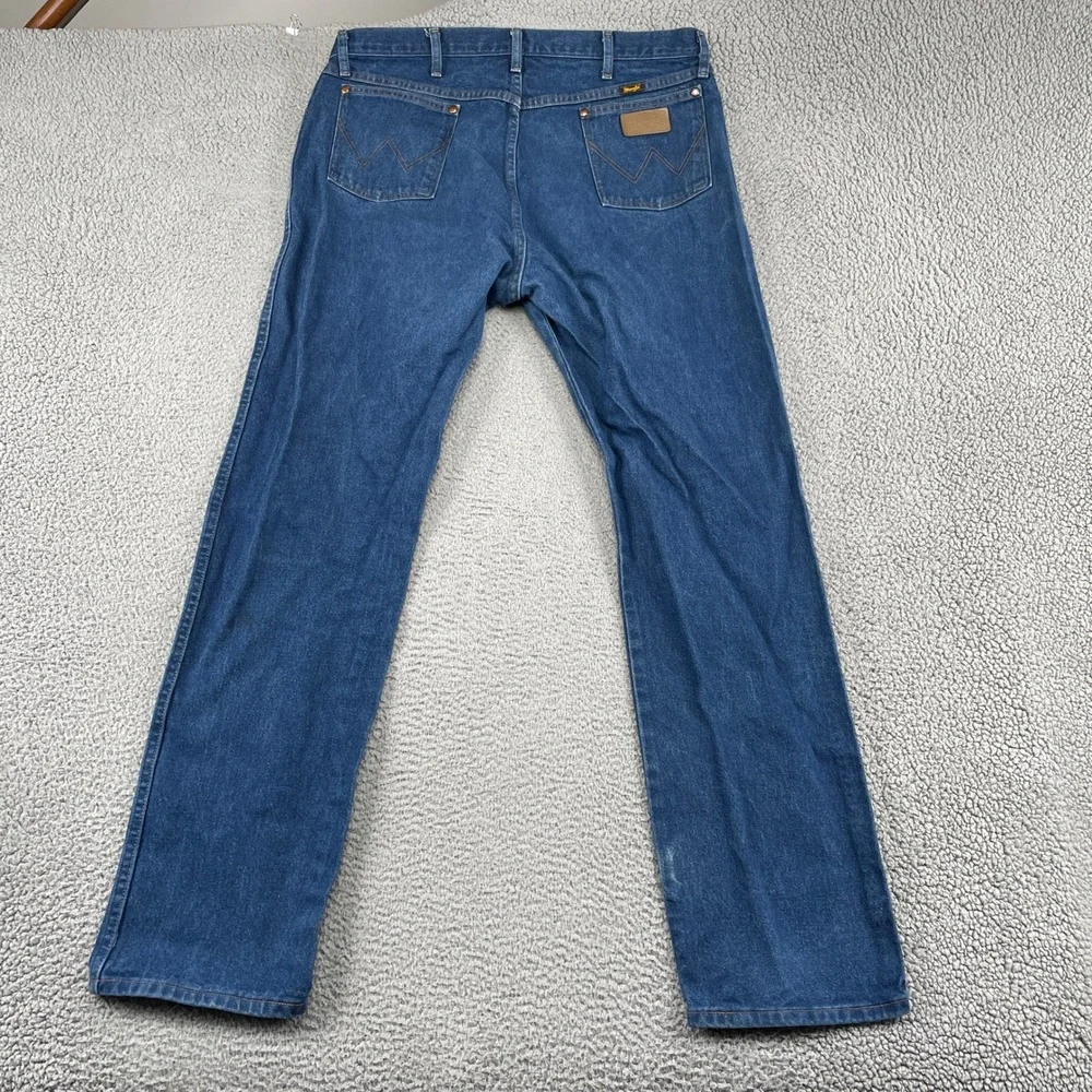 Wrangler Jeans Mens 40x36 Blue Cowboy Cut 13MWZPW Original Fit Straight Leg
